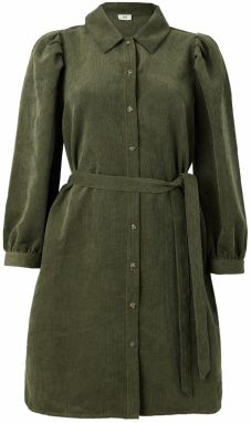 JDY Košeľové šaty 'JDYULLA OHIO'  jedľová