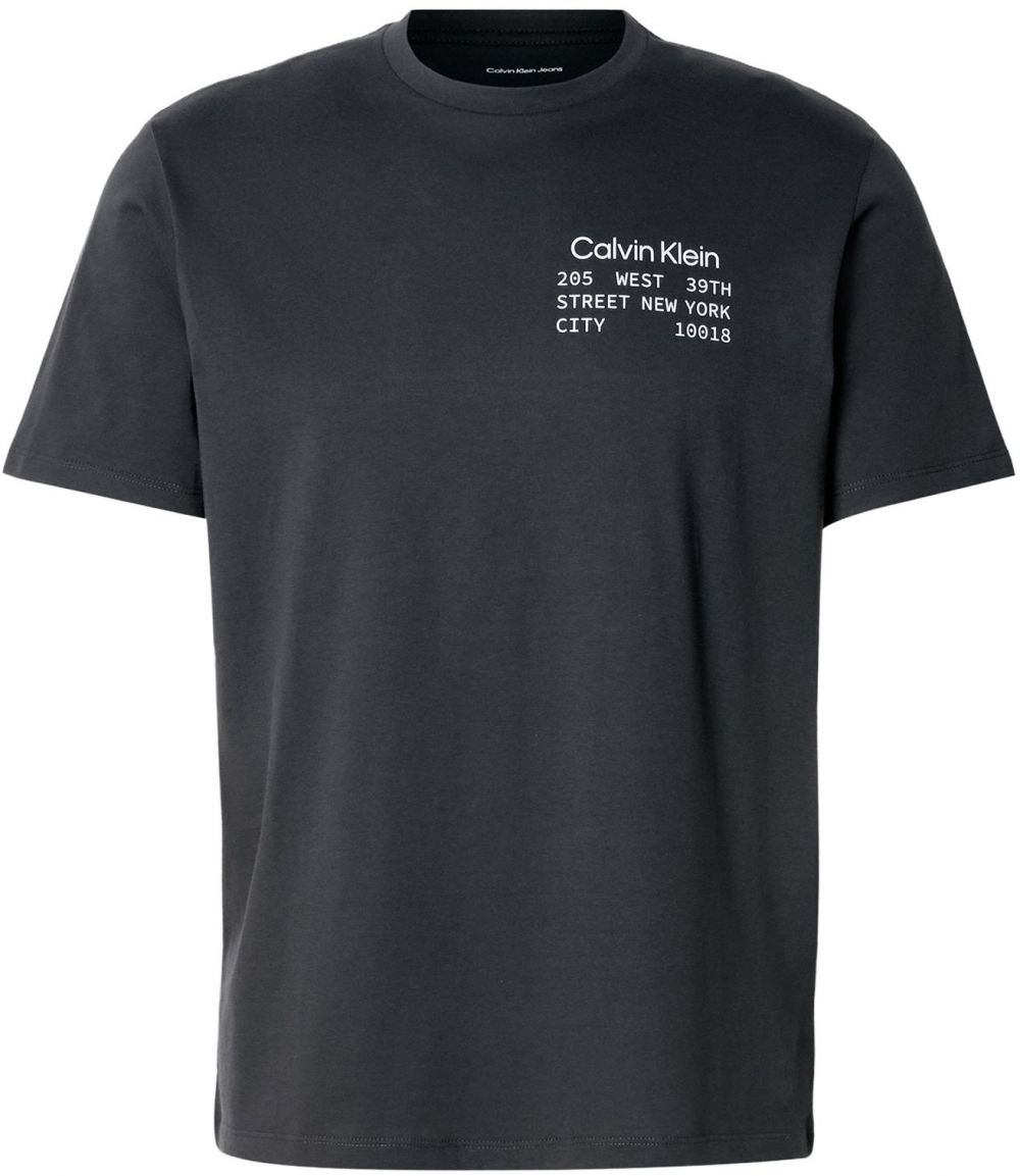 Calvin Klein Jeans Tričko  tmavosivá / biela