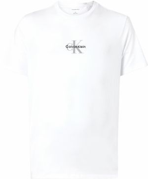 Calvin Klein Jeans Tričko  sivá / čierna / biela