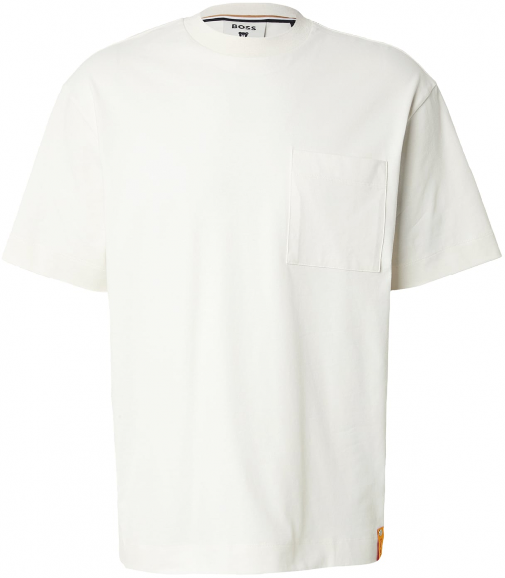 BOSS Tričko 'C-Tames 180'  šedobiela