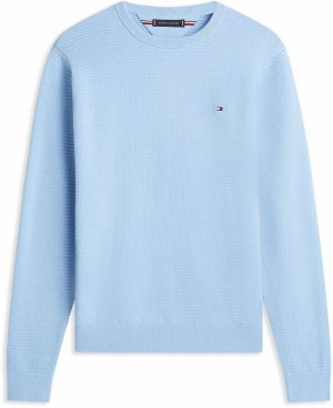 TOMMY HILFIGER Sveter 'SEASONAL'  námornícka modrá / nebesky modrá / červená / biela