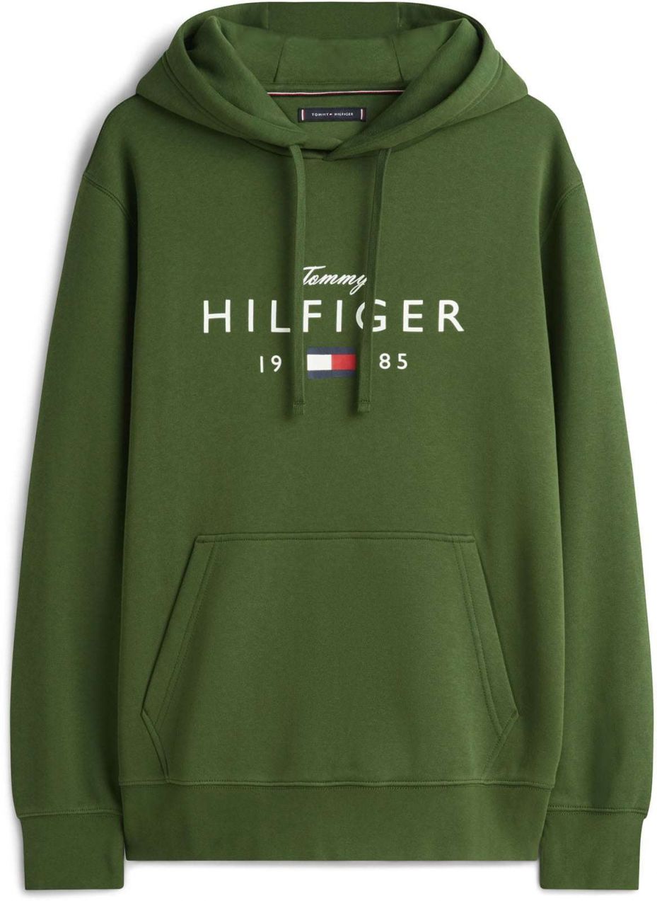 TOMMY HILFIGER Mikina 'BRAND LOVE'  námornícka modrá / tmavozelená / červená / biela