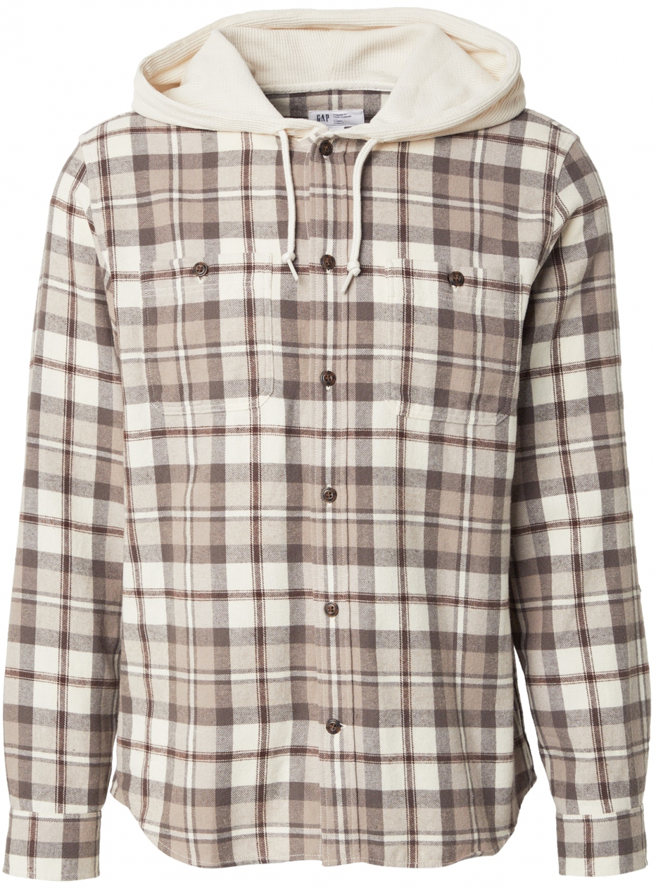 GAP Košeľa  krémová / kaki