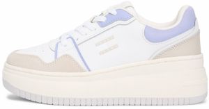 Tommy Jeans Nízke tenisky  béžová / nebielená / levanduľová