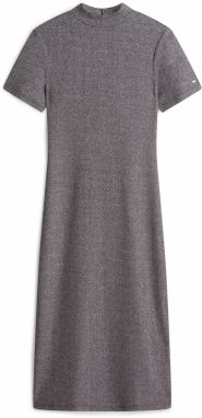 TOMMY HILFIGER Šaty  čierna melírovaná