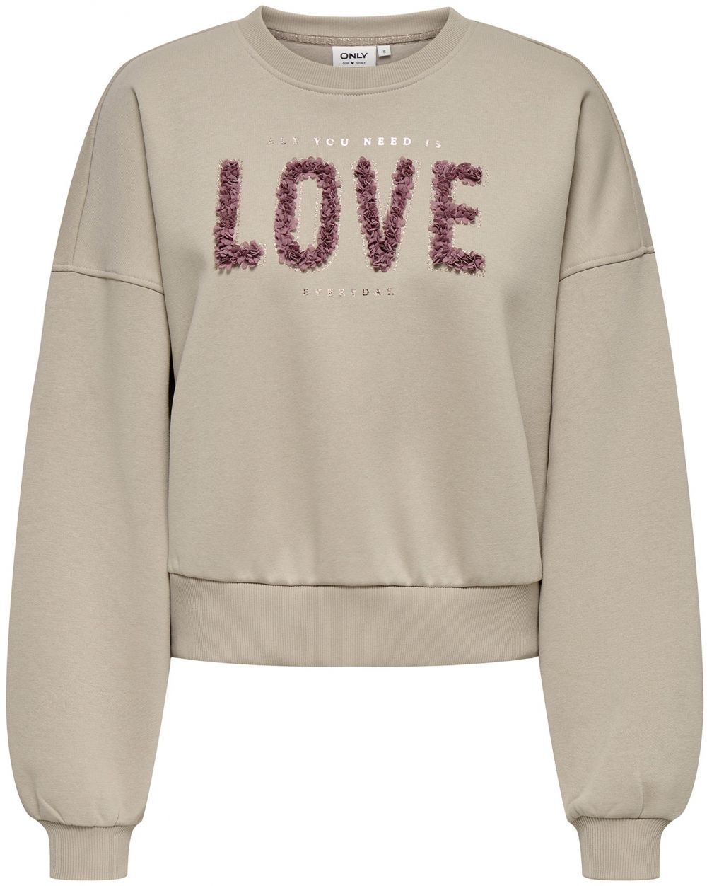 ONLY Mikina 'ONLKIARA'  tmelová / zlatá / pitaya