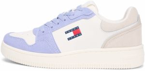 Tommy Jeans Nízke tenisky 'RETRO BASKET'  béžová / svetlobéžová / levanduľová