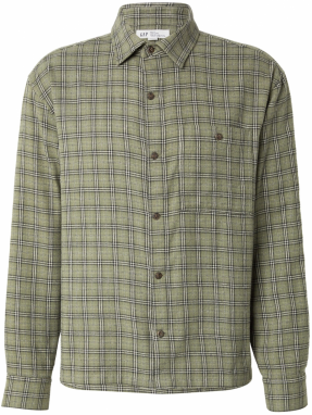 GAP Košeľa  kaki / čierna / biela