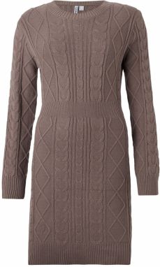 PIECES Pletené šaty 'PCRORY'  mokka