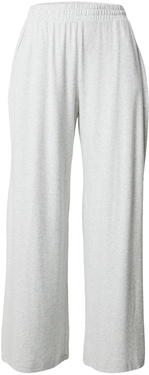 Abercrombie & Fitch Nohavice  svetlosivá