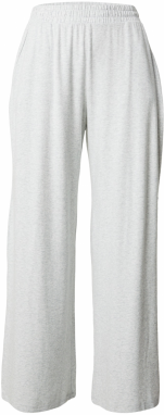 Abercrombie & Fitch Nohavice  svetlosivá