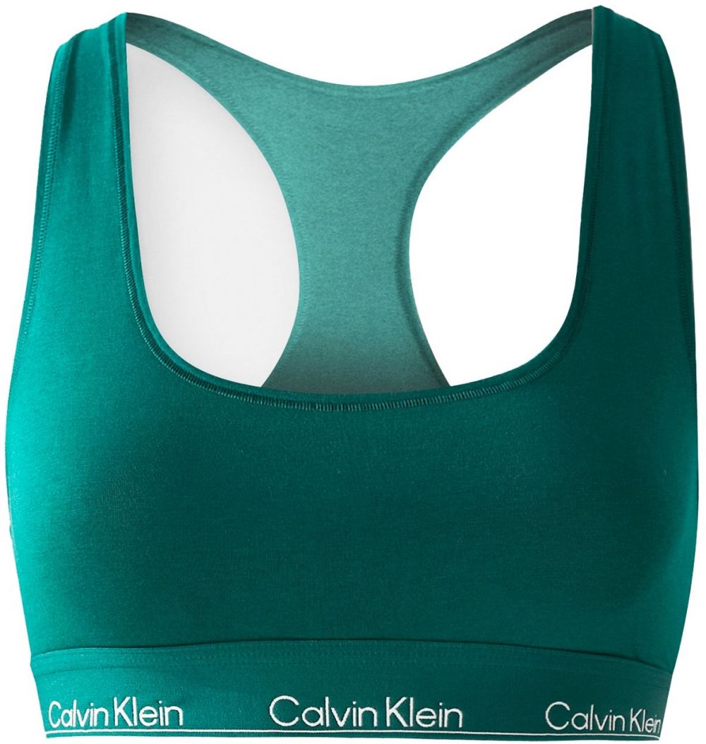 Calvin Klein Underwear Podprsenka  smaragdová / biela