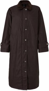 VERO MODA Prechodný kabát 'VMZODIAC'  čokoládová / čierna