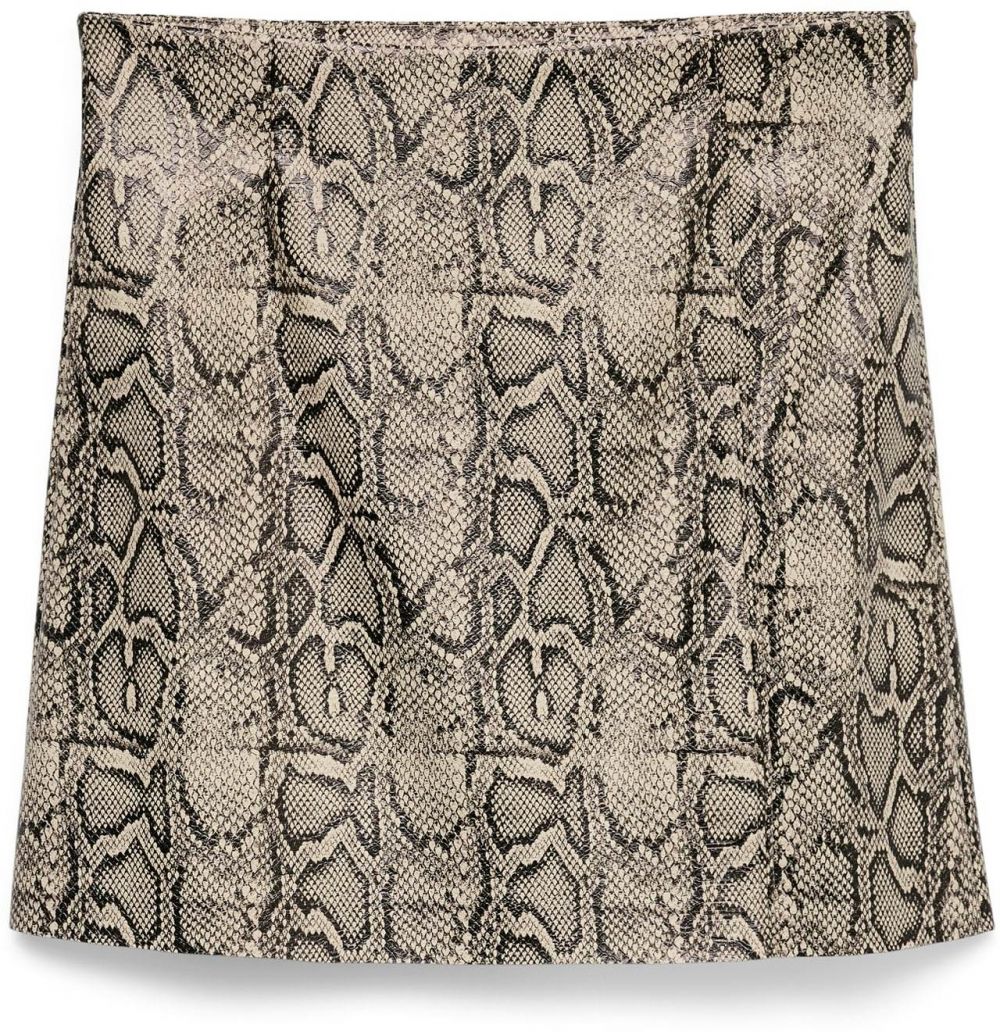 VERO MODA Sukňa 'VMNELLY'  sivobéžová / čierna