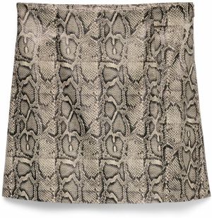 VERO MODA Sukňa 'VMNELLY'  sivobéžová / čierna