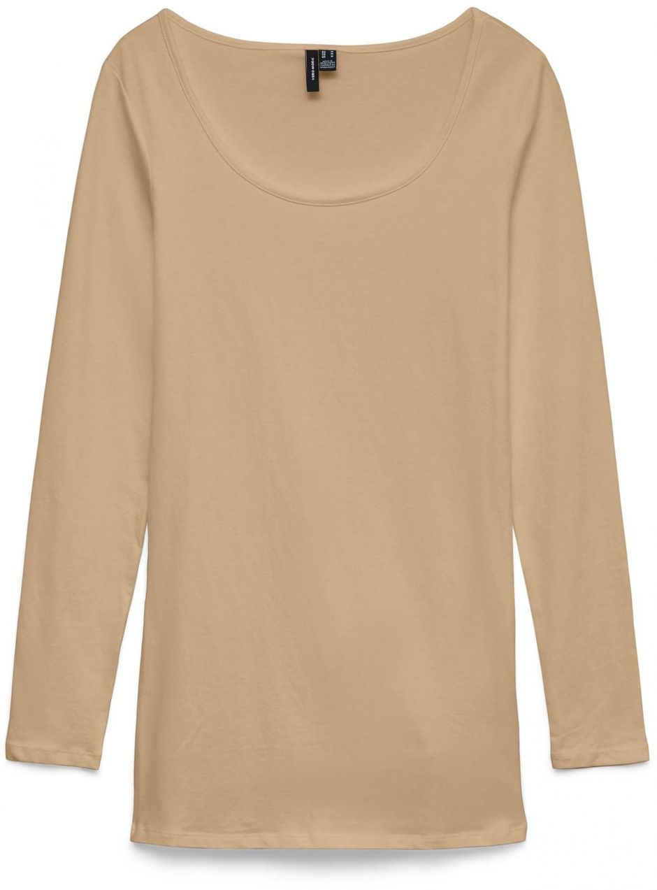 VERO MODA Tričko 'VMMaxi My'  tmavobéžová