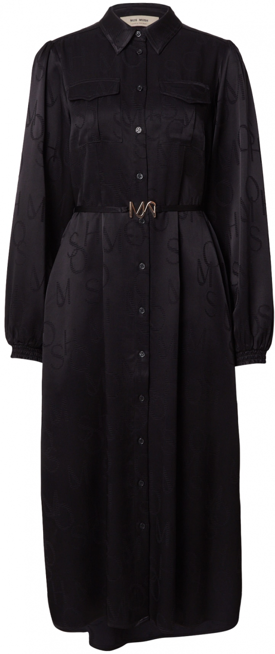 MOS MOSH Košeľové šaty 'MMRaya'  čierna