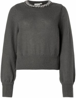 VILA Sveter 'VIALICE'  tmavosivá