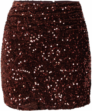 TOPSHOP Sukňa 'DOTTY'  čokoládová