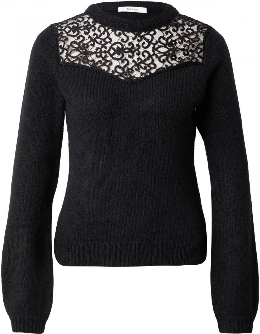 ABOUT YOU Sveter 'Sunny'  čierna