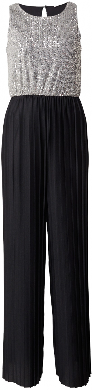 ABOUT YOU Overal 'Ella'  čierna / strieborná