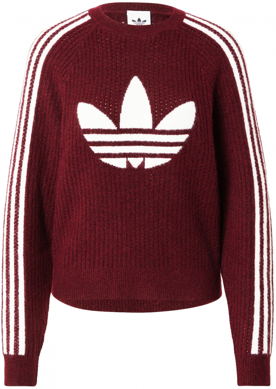 ADIDAS ORIGINALS Sveter  hrdzavohnedá / biela
