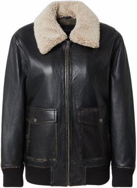 OAKWOOD Prechodná bunda 'JACKY'  béžová / čierna