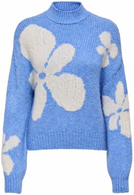 JDY Sveter 'JDYKILIAN'  azúrová / biela