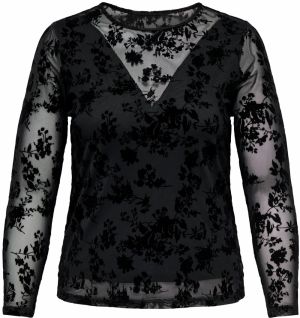 ONLY Carmakoma Blúzka 'CARELODIE'  čierna