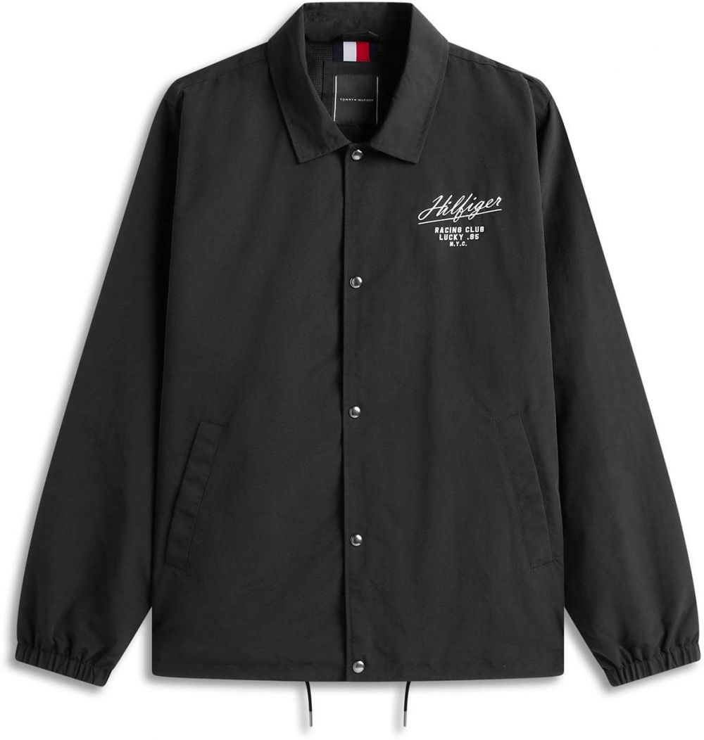Tommy Hilfiger Big & Tall Prechodná bunda  čierna / biela