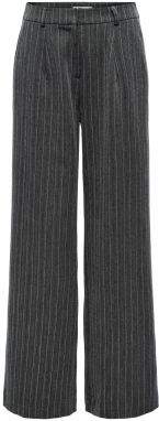 ONLY Nohavice 'ONLSIGA'  tmavosivá / biela