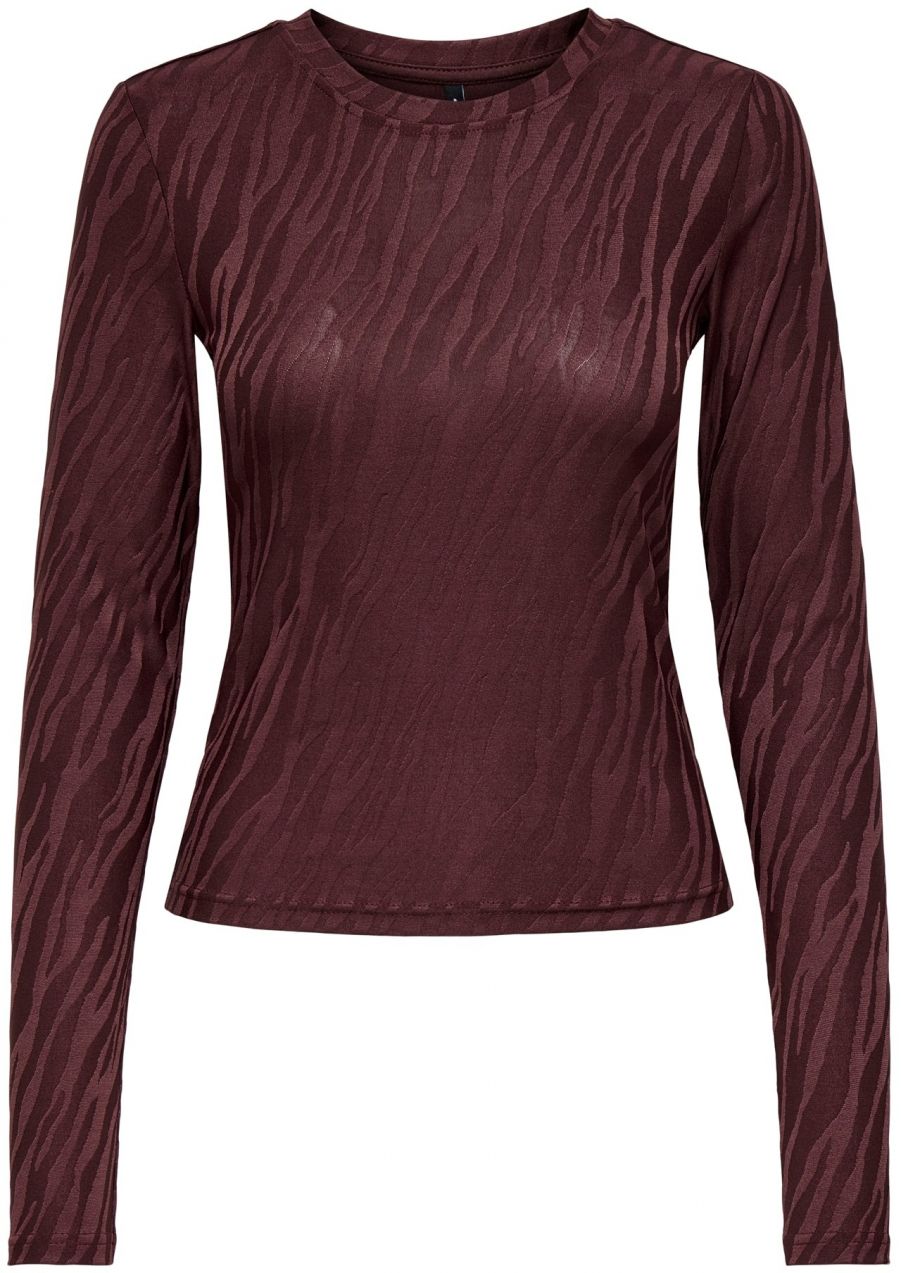 ONLY Tričko 'ONLZELE'  čokoládová