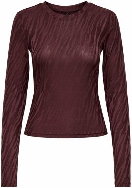 ONLY Tričko 'ONLZELE'  čokoládová