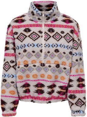 ONLY Sveter 'ONLJANNE'  hnedá / sivá / grafitová / oranžová