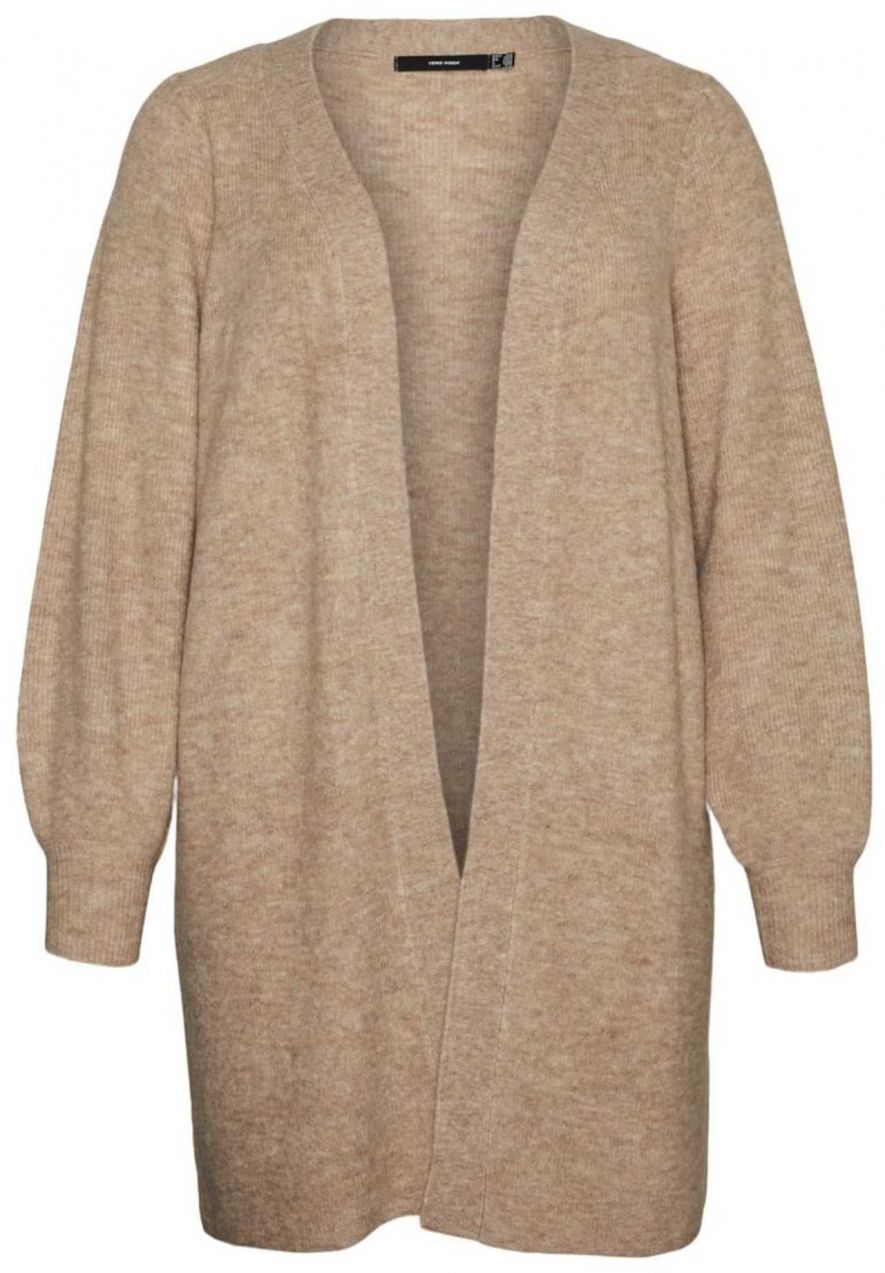 Vero Moda Curve Kardigán 'VMRUBELLEFILE'  béžová melírovaná
