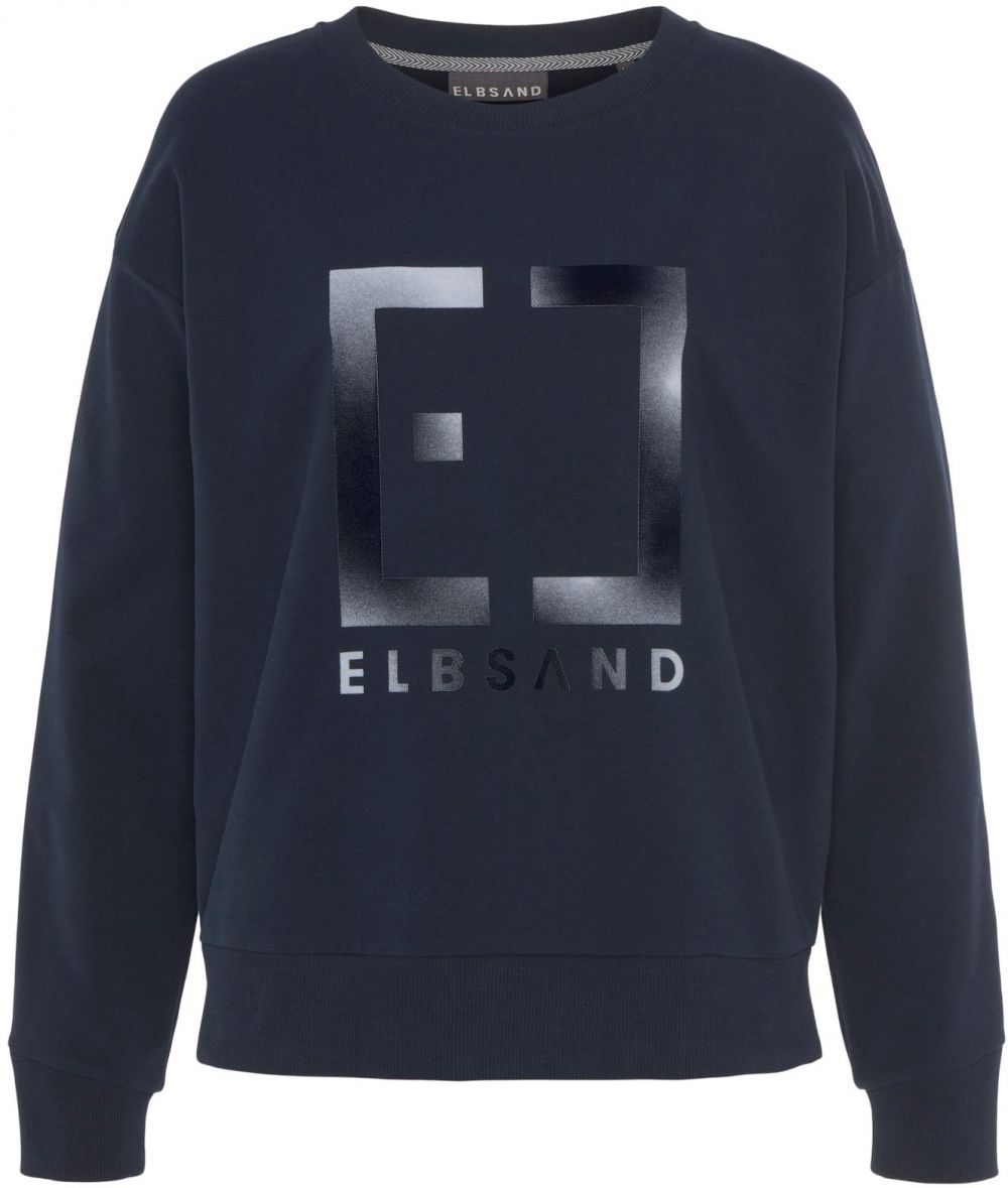 Elbsand Mikina  námornícka modrá / sivá