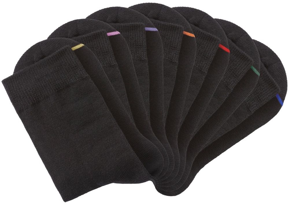 H.I.S Ponožky  čierna