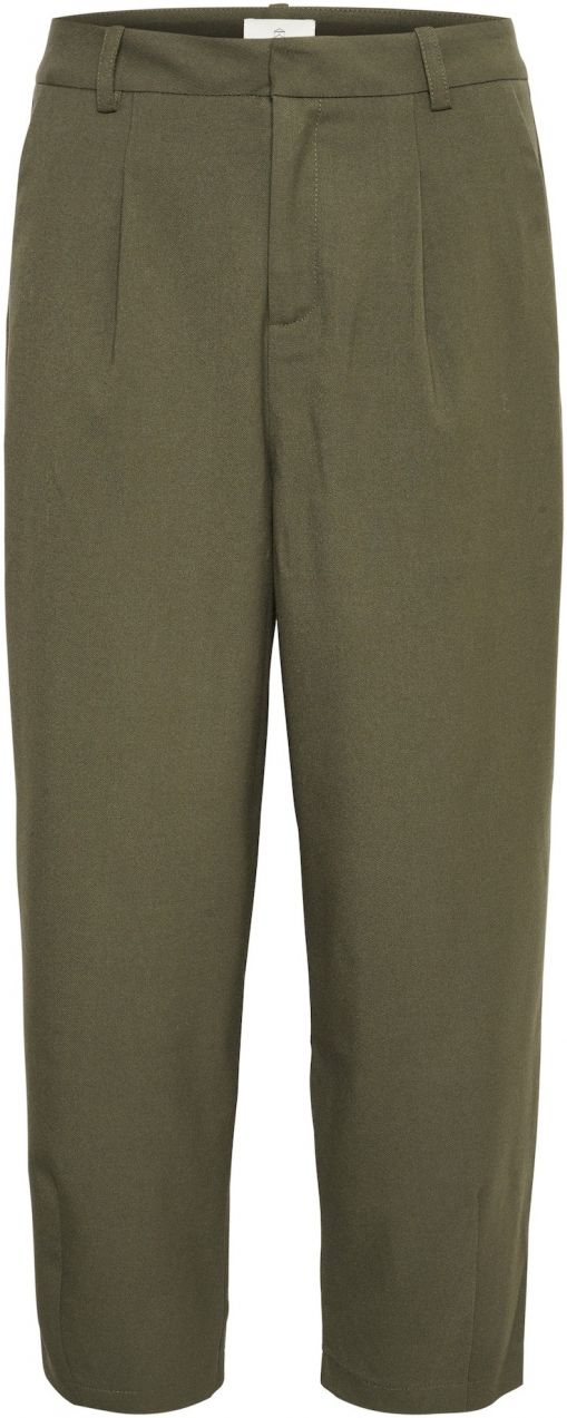 Kaffe Plisované nohavice 'KAMerle'  kaki