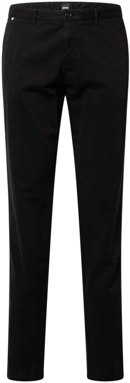 BOSS Chino nohavice 'Crigan'  tmavobéžová / čierna / biela