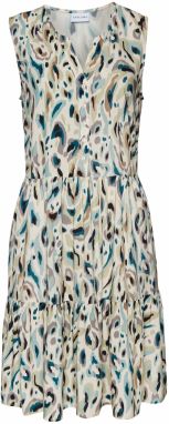 LASCANA Letné šaty  piesková / tmavobéžová / modrozelená / čierna