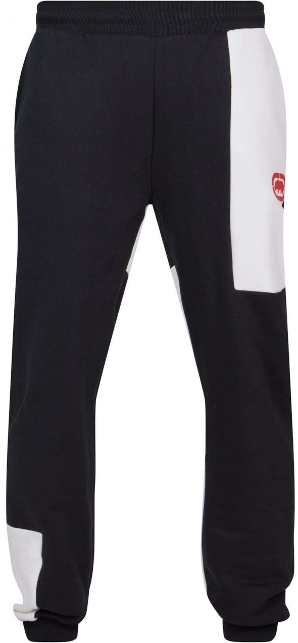 Ecko Unlimited Nohavice  červená / čierna / biela