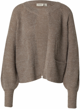 Fransa Kardigán  hnedá melírovaná