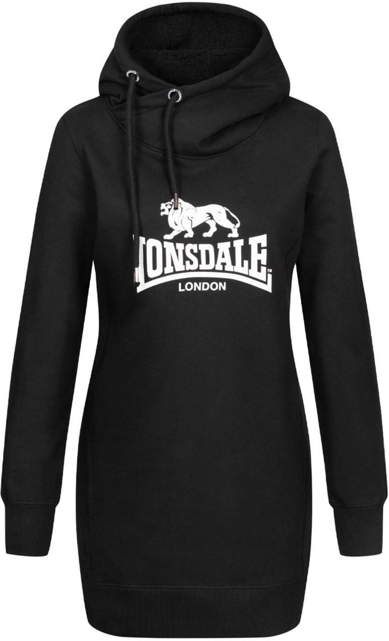 LONSDALE Mikina  čierna / biela