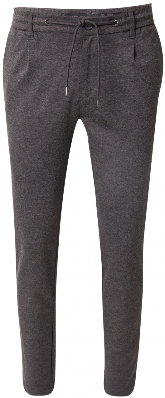 INDICODE JEANS Plisované nohavice 'Eberlein'  sivá melírovaná