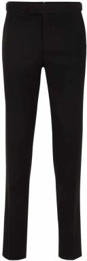 WE Fashion Nohavice  čierna