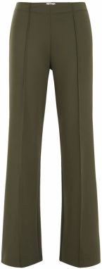 WE Fashion Nohavice s pukmi  olivová