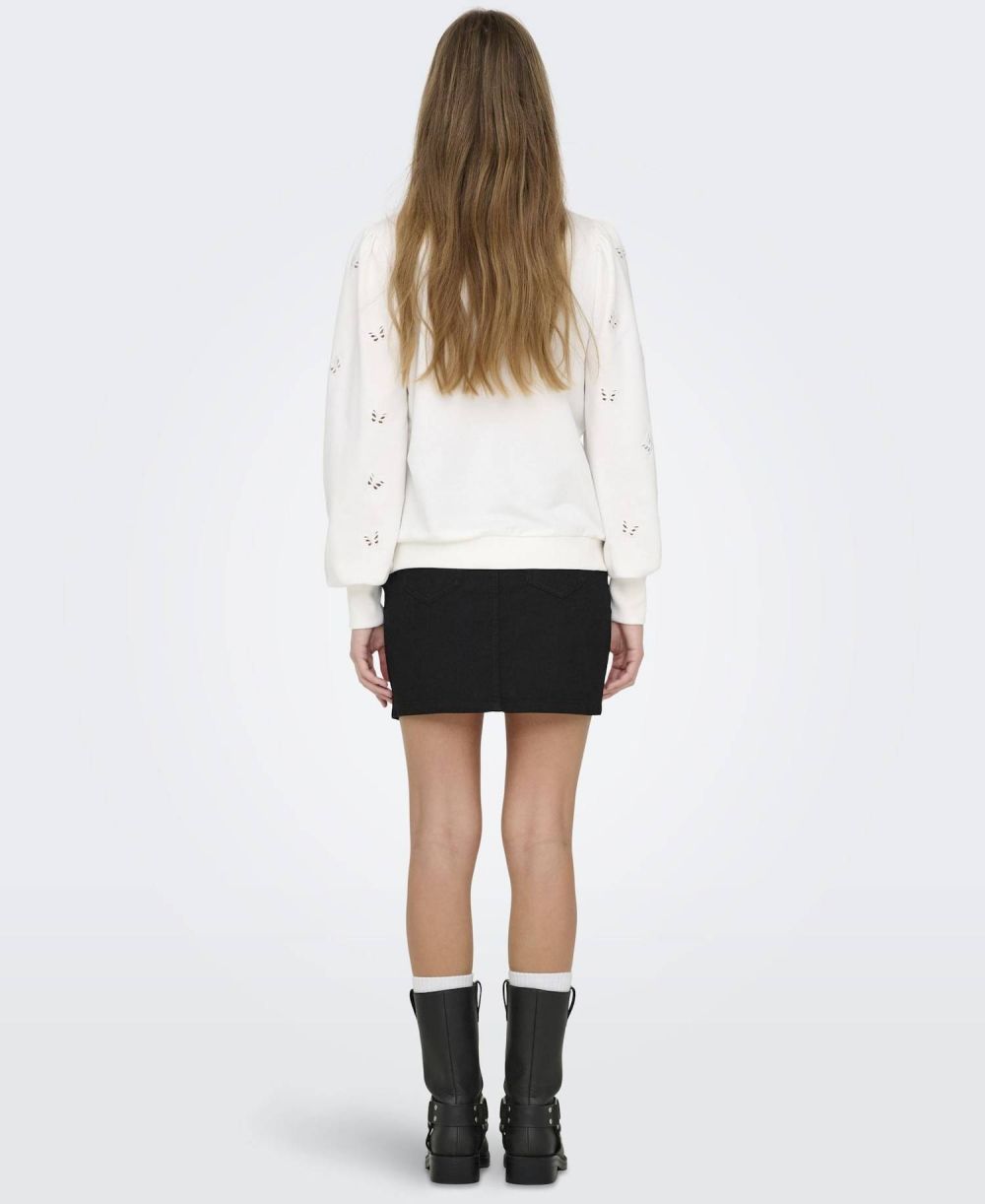 ONLY Mikina 'ONLFemme'  biela
