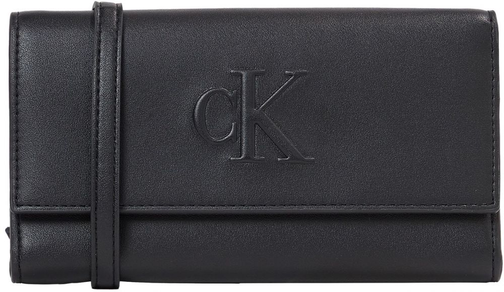 Calvin Klein Listová kabelka  čierna