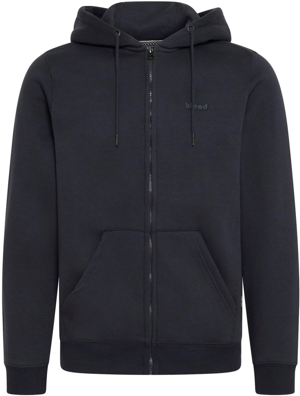BLEND Tepláková bunda 'BHDownton'  námornícka modrá