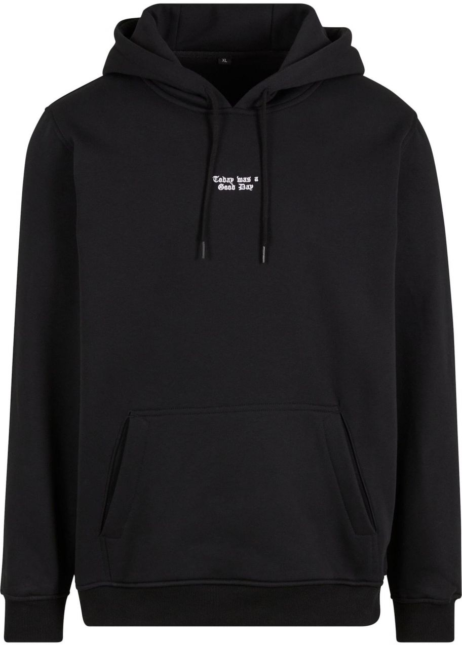 Mister Tee Mikina 'Good Day'  čierna / biela